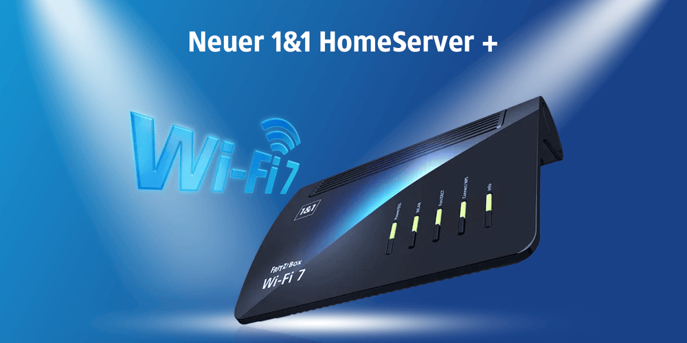 Foto des neuen HomeServer+ von 1&1