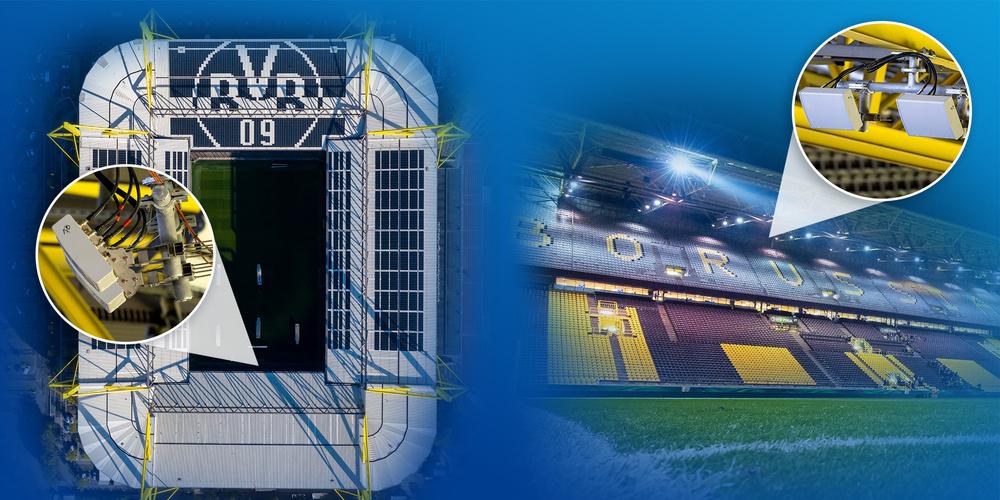 1&1 revolutioniert das Fußballerlebnis im BVB-Stadion mit Open-RAN-Technologie