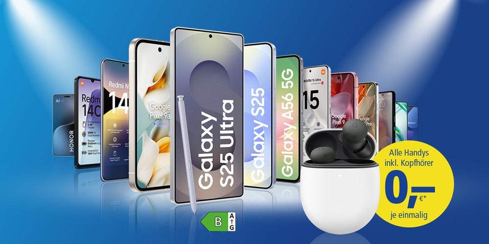 Smartphones im Rahmen des 1&1 Sommer-Specials 2025