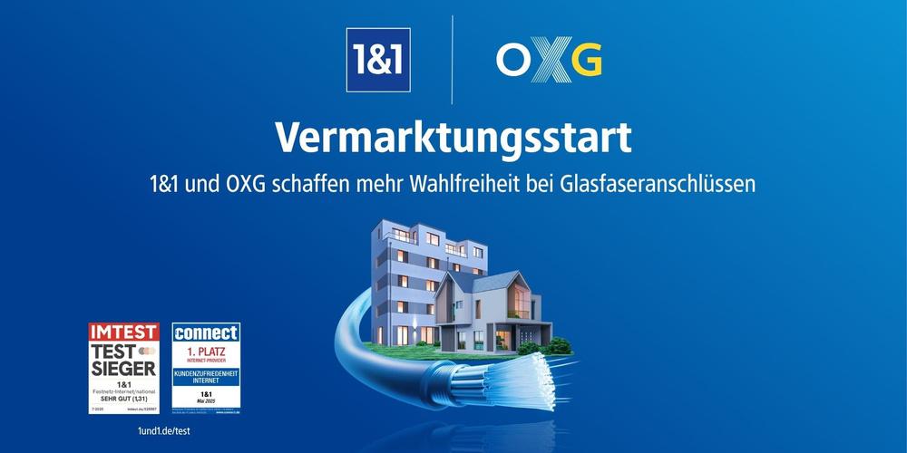 1&1 und OXG schaffen mehr Wahlfreiheit bei Glasfaseranschlüssen