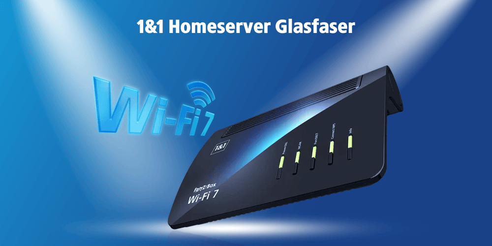 Foto des neuen HomeServer Glasfaser von 1&1