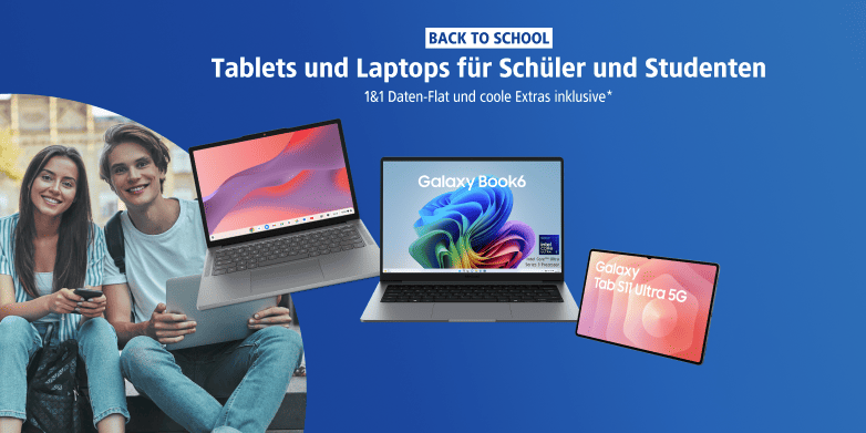 Back to School-Aktion von 1&1