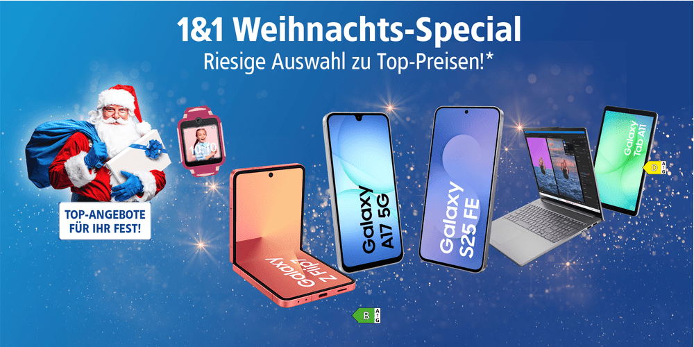1&1 Weihnachts-Special