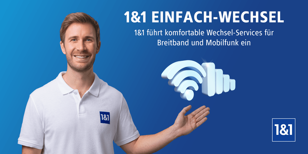 Der 1&1 EINFACH-WECHSEL