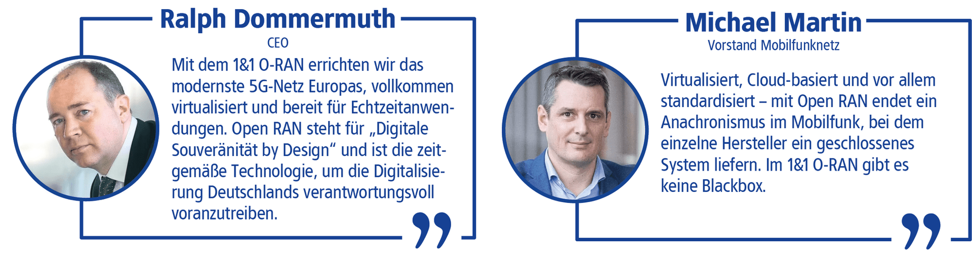 Zitate von Ralph Dommermuth und Michael Martin zum Thema digitale Souveränität